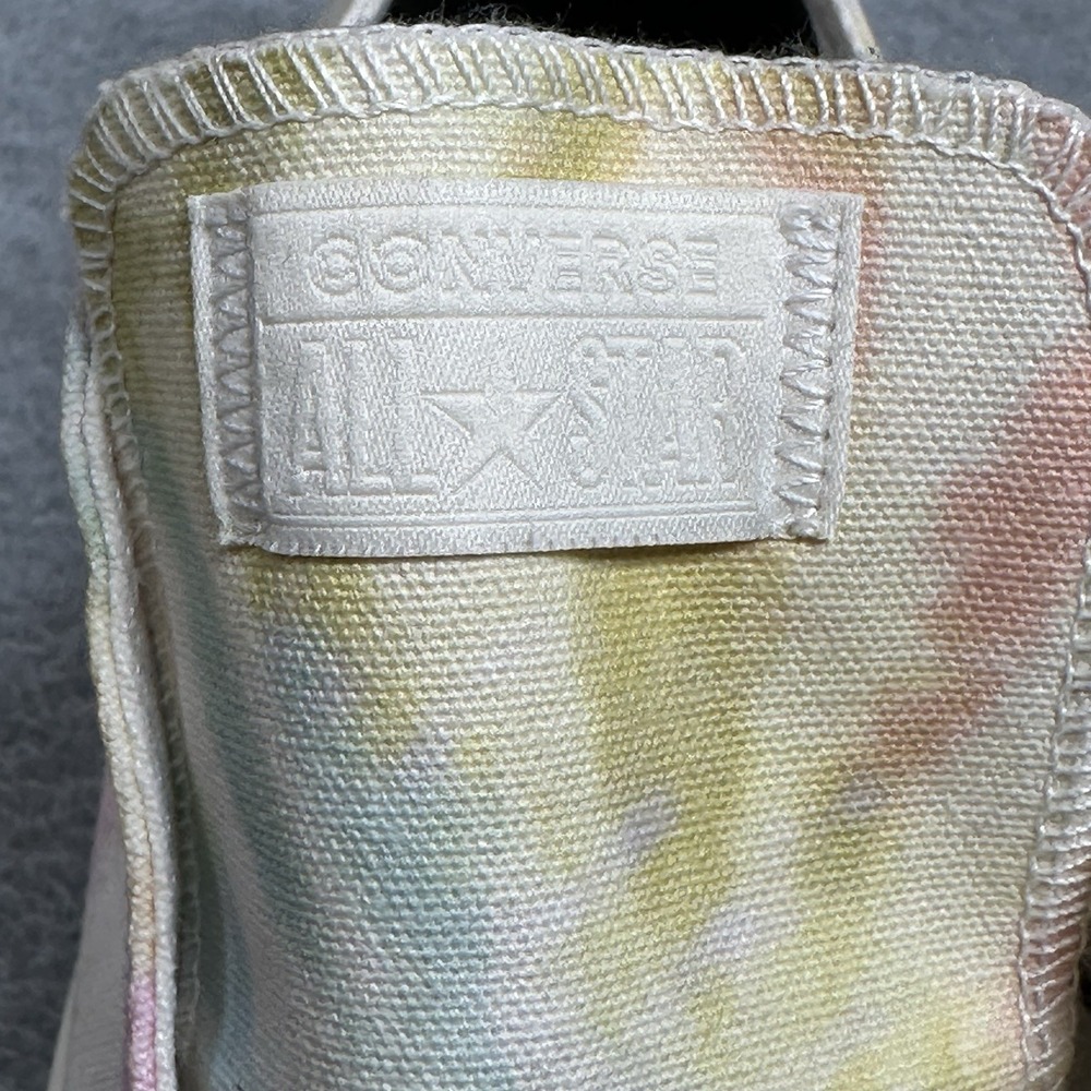 Converse Chuck Taylor All Star Low Top Mens 8.5 Wmns 10.5 Pastel Tie Dye 152621C - Picture 9 of 10